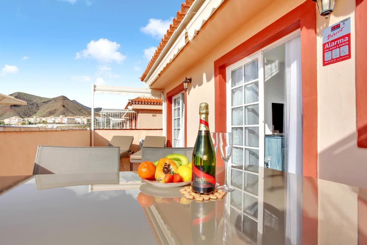 Top Floor, Sea View, Huge Terrace, Heated Pool, Garage ロスクリスティアーノス エクステリア 写真